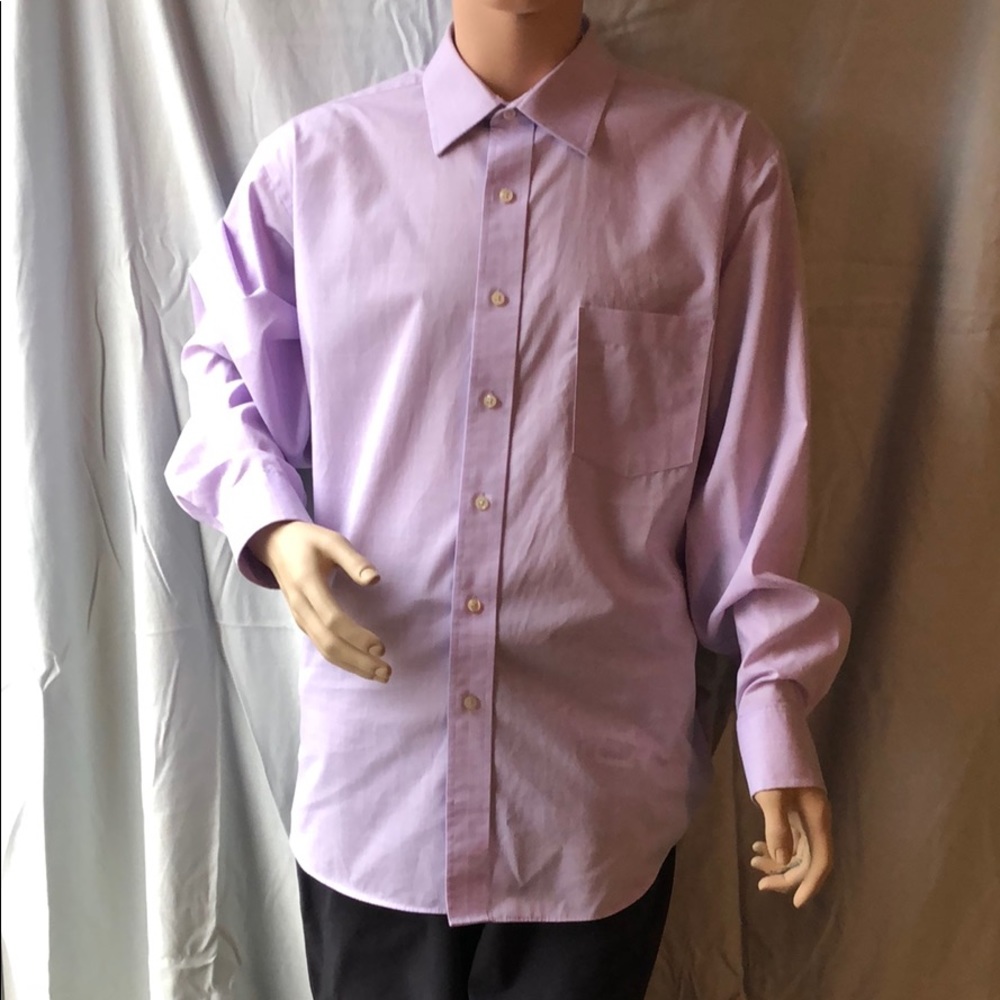 Chaps Men’s Non-iron Lavender color Dress Shirt